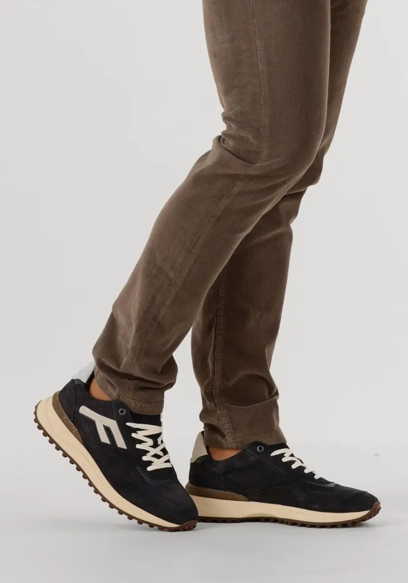 Floris Van Bommel Sfm-10139 Noppi Sneakers - Suède - Heren - Blauw - Maat 40