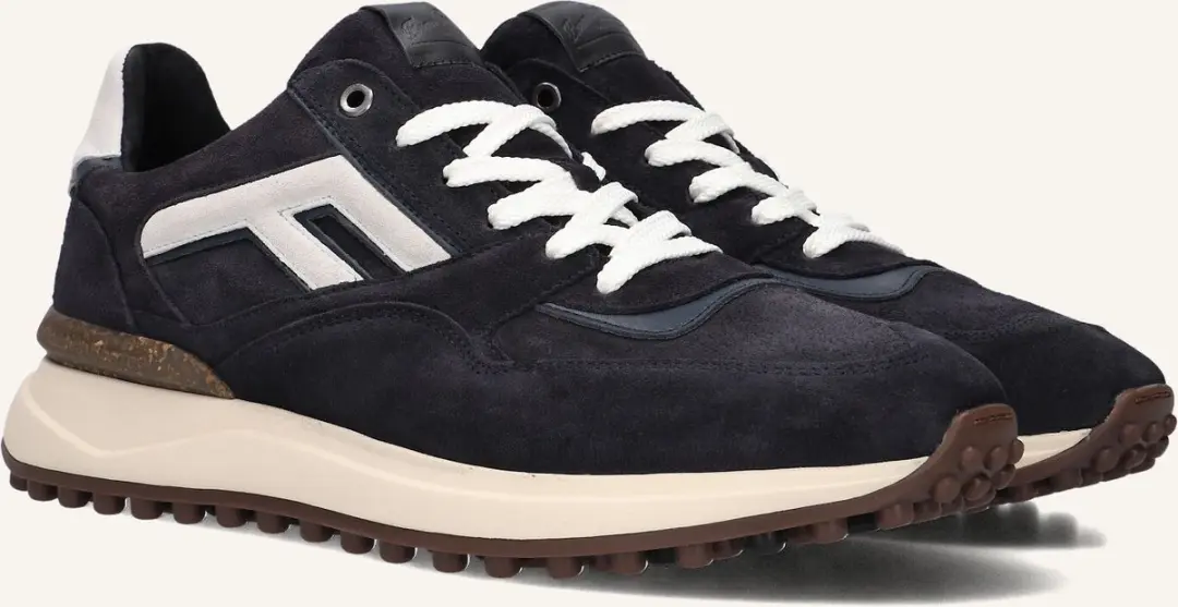 Floris Van Bommel Sfm-10139 Noppi Sneakers - Suède - Heren - Blauw - Maat 40