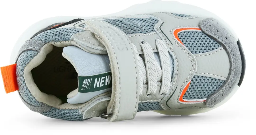 Shoesme Veterschoenen 27 - Grey Orange - afbeelding 5 van 6