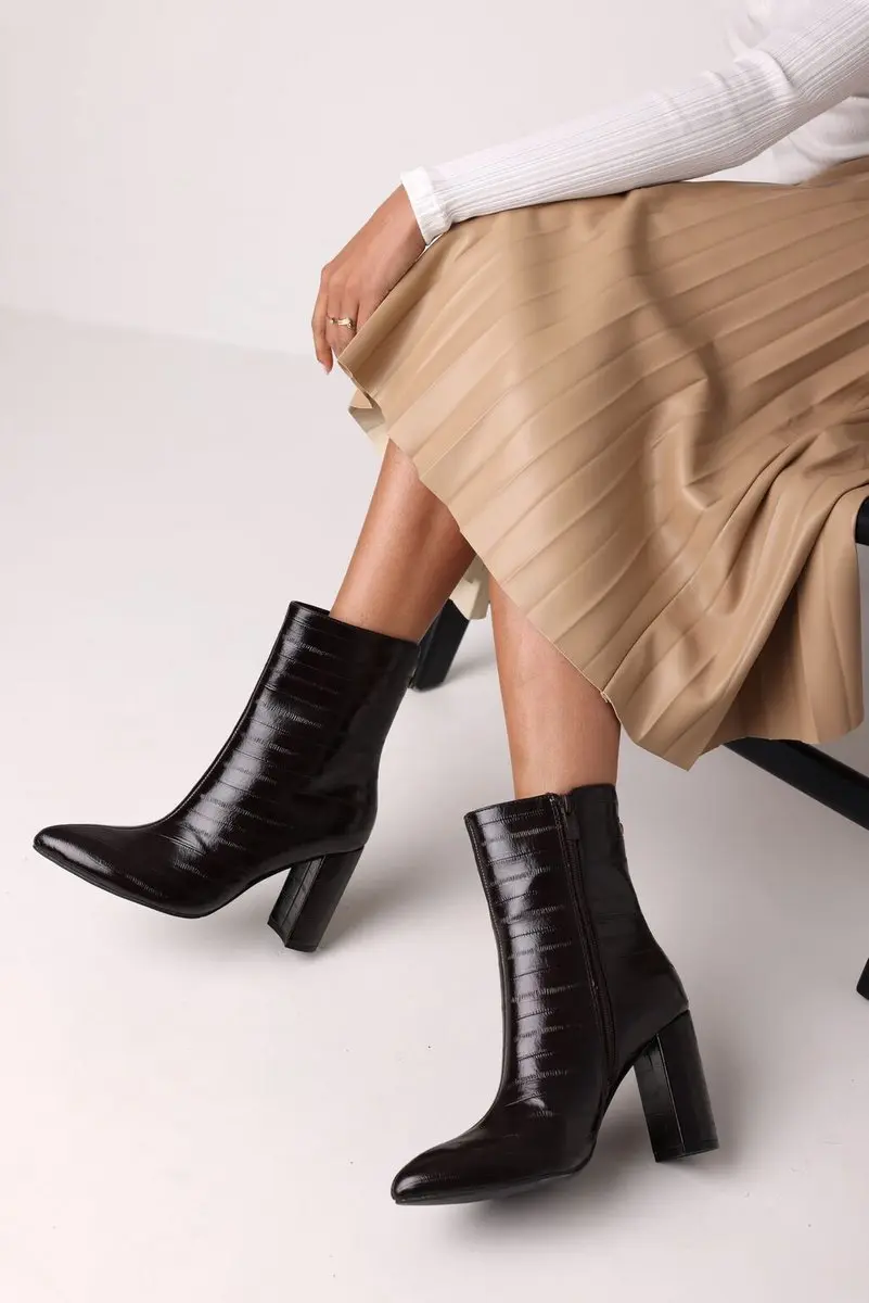 Mexx Vida Indy Enkellaarsjes - Bruin 37