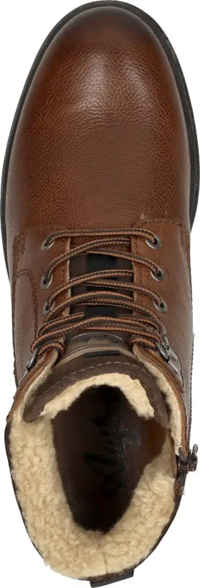 Australian York heren veterboot - Cognac - Maat 45
