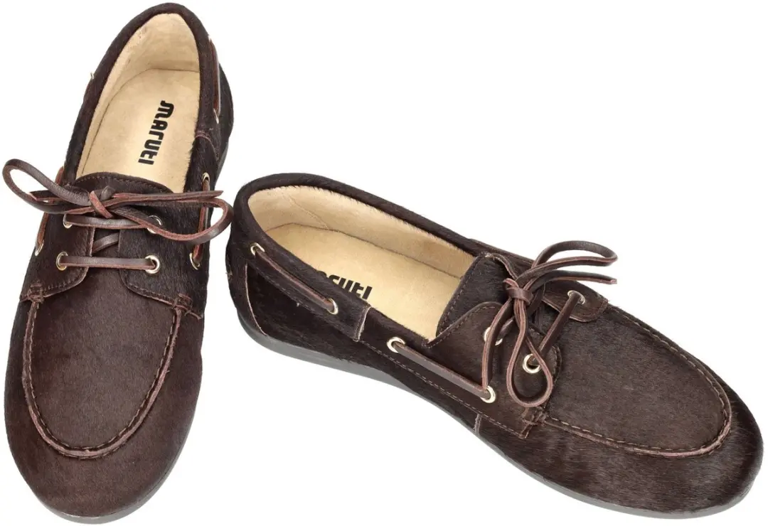 Maruti -Dames - bruin donker - ballerina's & mocassins - maat 38 - afbeelding 2 van 2