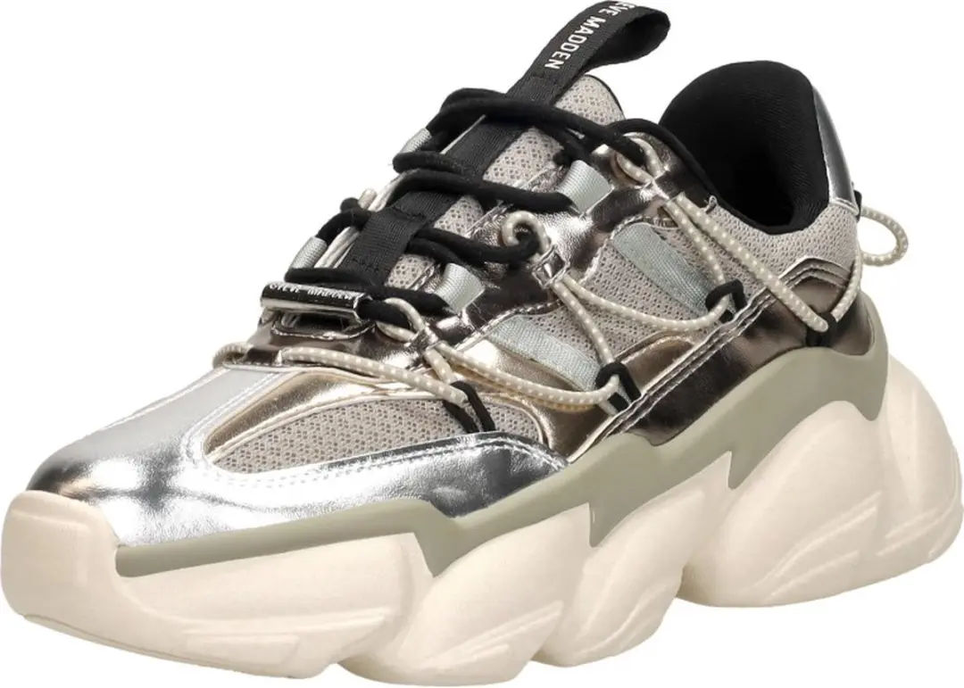 Dames Sneakers Steve Madden Spectator Pew/gold Zilver - Maat 40 - afbeelding 4 van 6