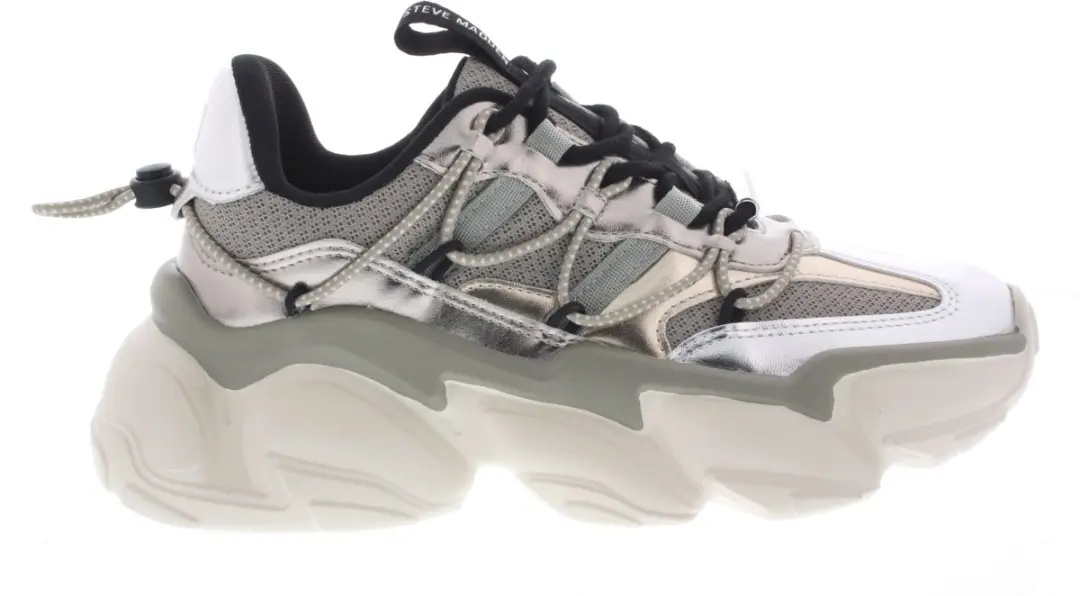 Dames Sneakers Steve Madden Spectator Pew/gold Zilver