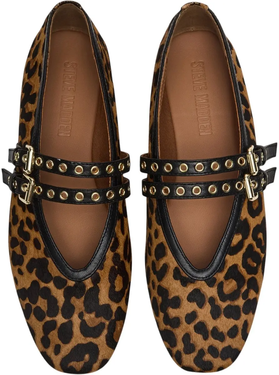 Steve Madden Lydia-L Ballerina's - Luipaard - 39