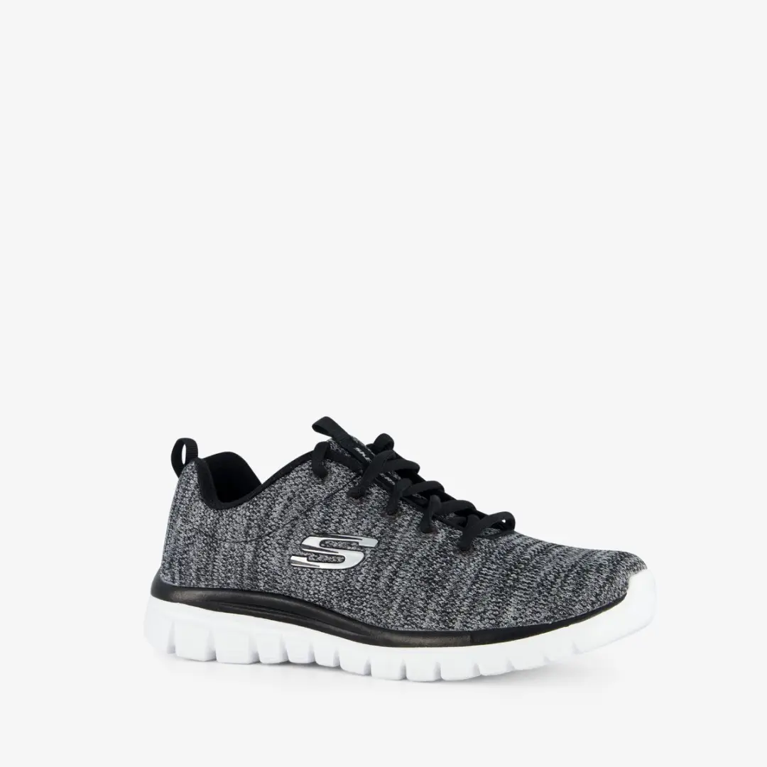 Skechers Graceful Twisted Fortune sneakers grijs