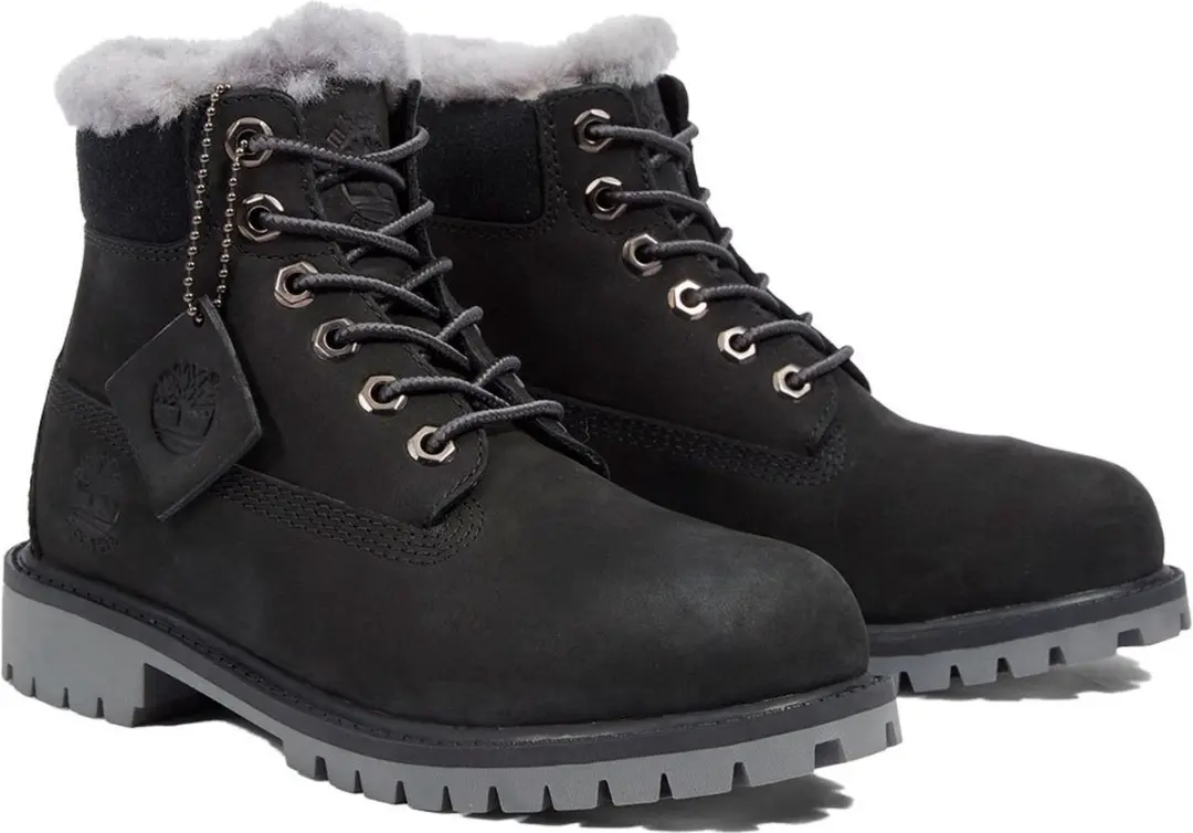 Timberland Premium 6´´ Wp Faux Shearling Laarzen Zwart EU 40 Jongen