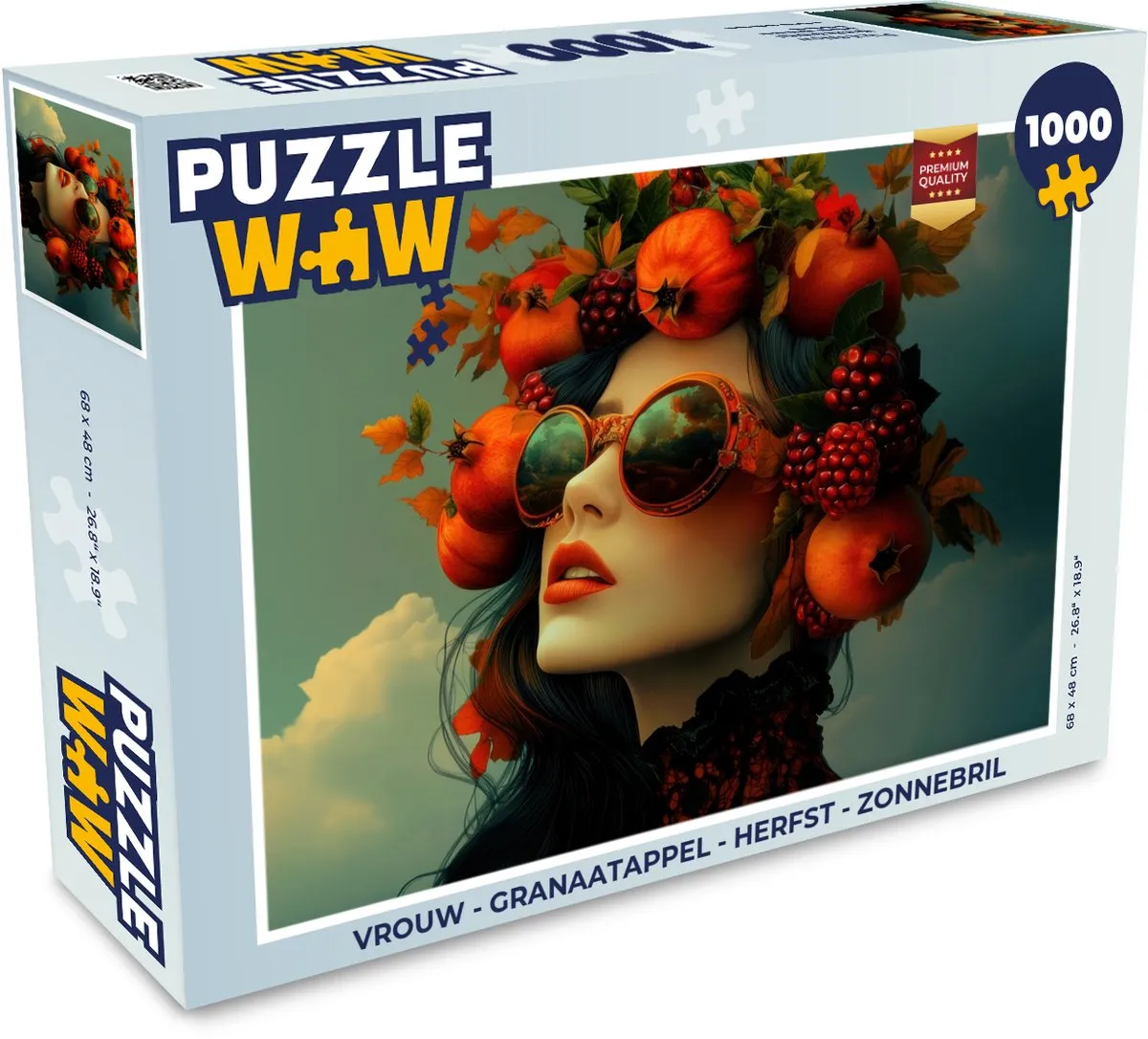 PuzzleWow Legpuzzel 1000 Stuks - Granaatappel