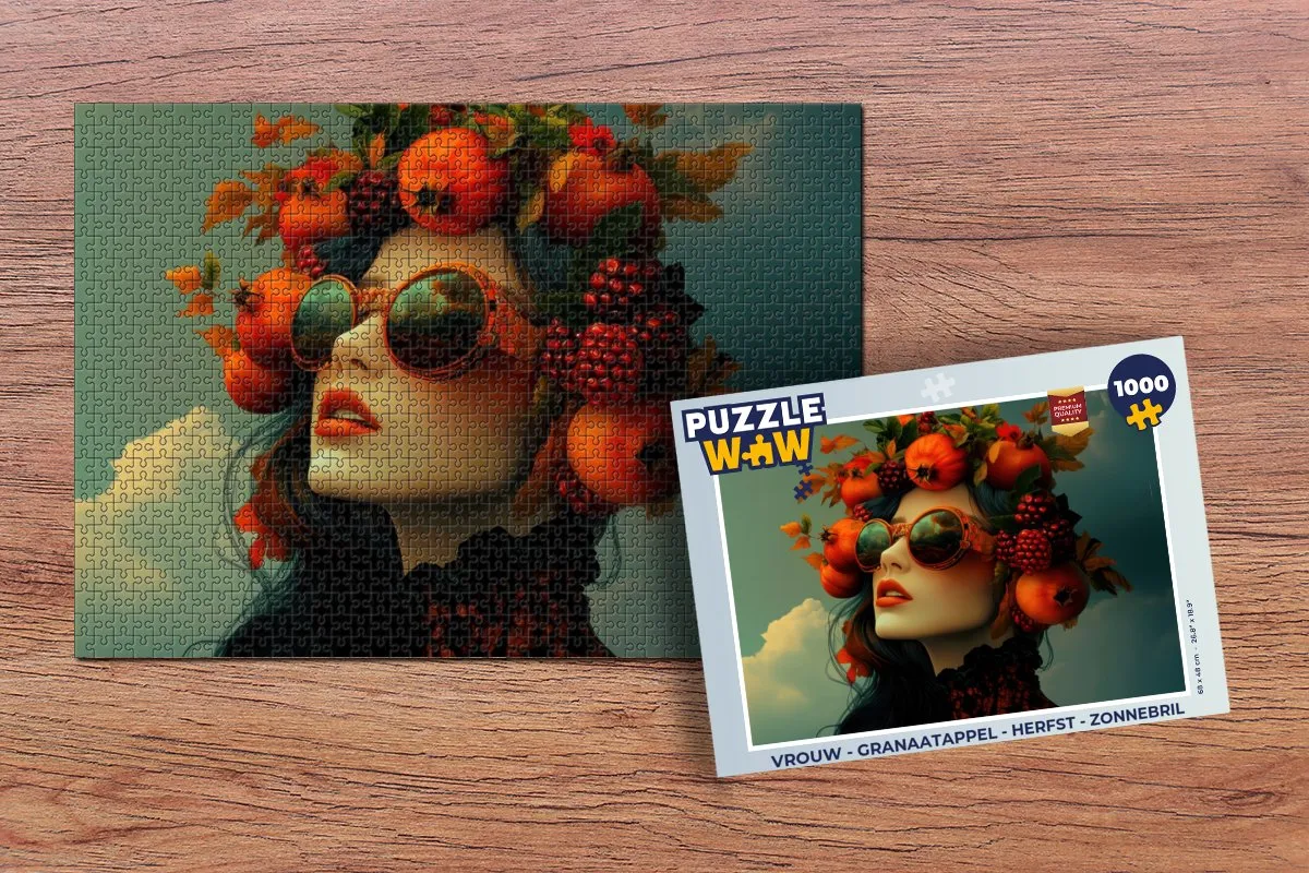 PuzzleWow Legpuzzel 1000 Stuks - Granaatappel