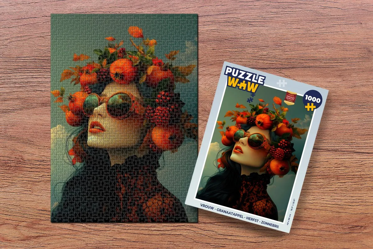 PuzzleWow Legpuzzel 1000 Stuks - Granaatappel