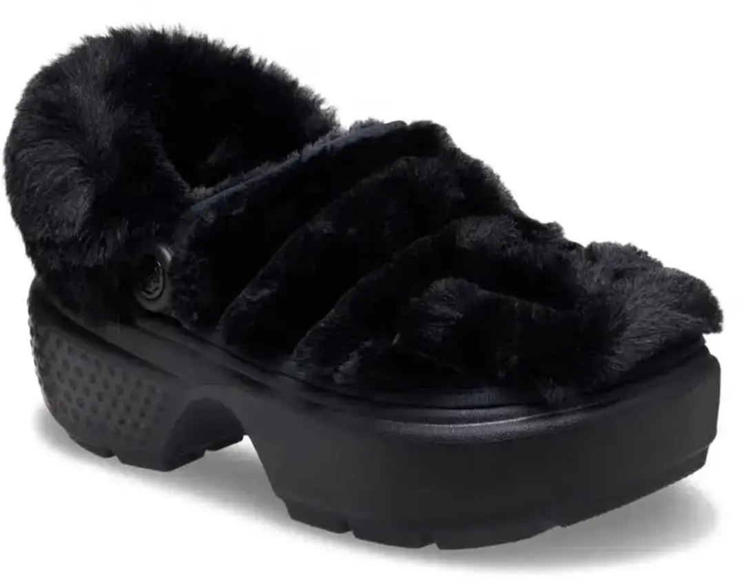 Crocs Stomp Lined Quilted Clog Black Maat 39/40 M7/W9