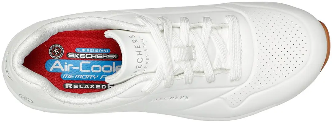 Skechers UNO SR Werkschoenen Dames Sneakers 39.5 - Wit - afbeelding 6 van 6