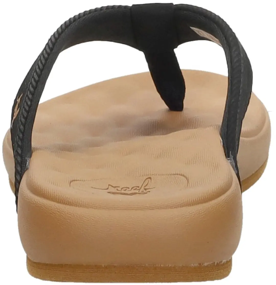 Reef Cushion Harmony Teenslipper - black/tan - afbeelding 6 van 6
