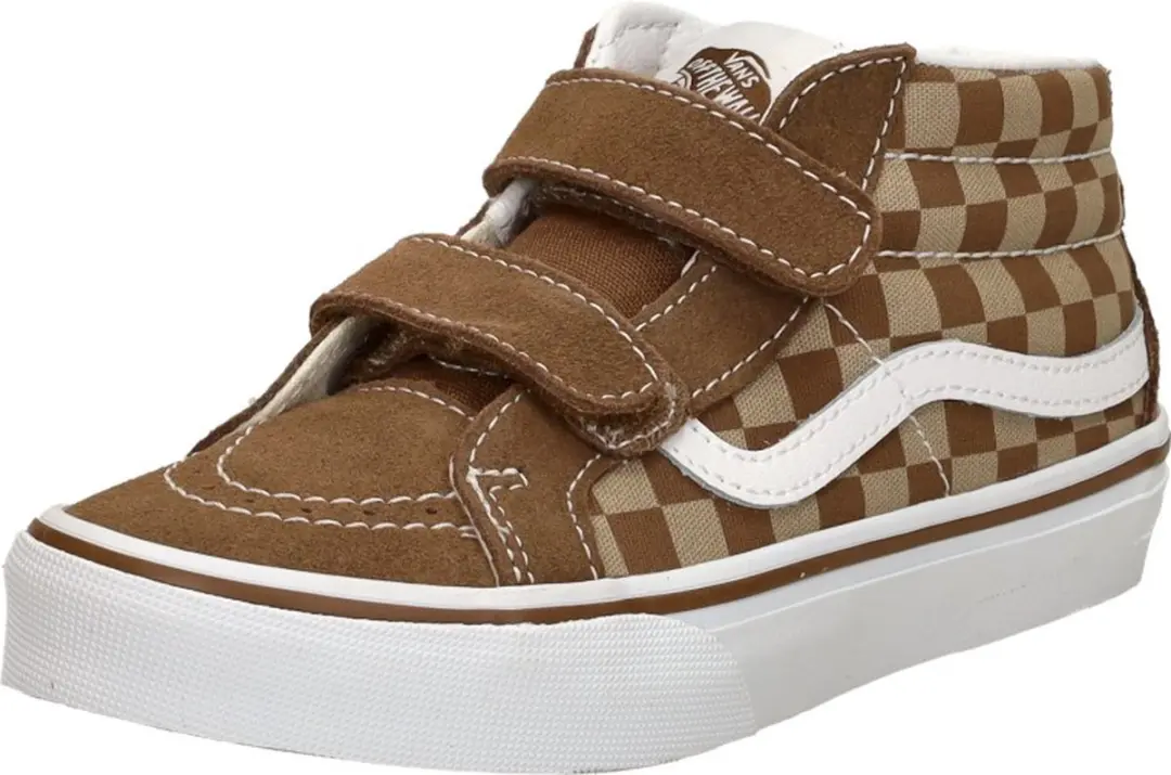 Vans SK8-Mid Reissue V Checkerboard Sneakers - Bruin - afbeelding 4 van 6