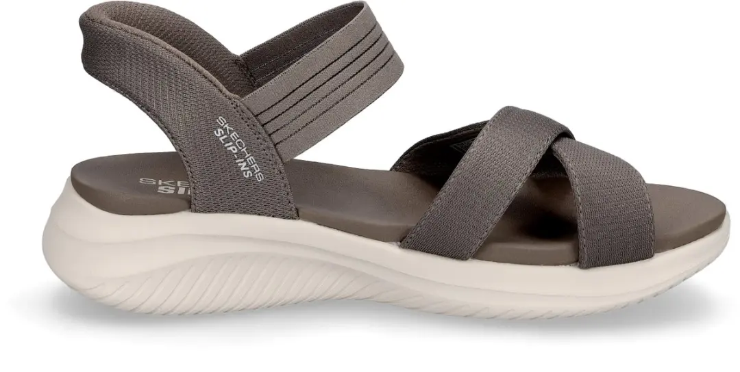 Skechers ULTRA FLEX 3.0 Sandalen - Dames - Bruin