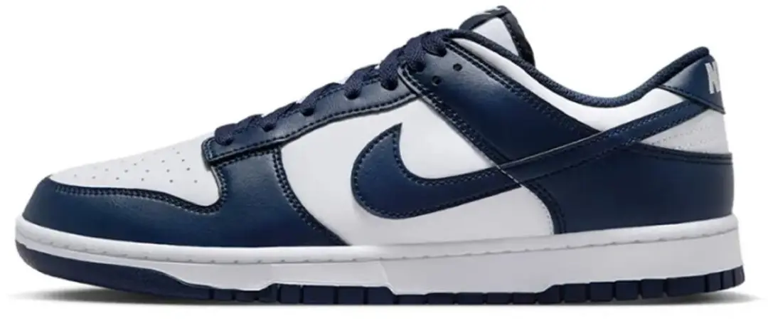 Nike Dunk Low White Midnight Navy