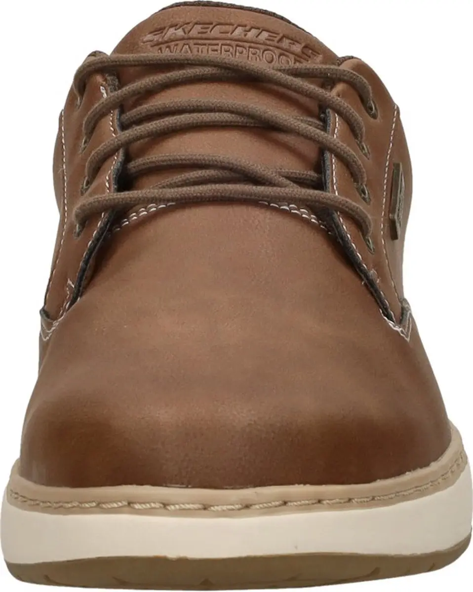 Skechers Garlan-Pryor Heren Veterschoenen - Bruin - afbeelding 6 van 6