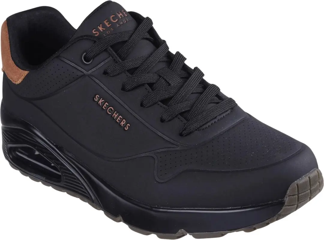 Skechers Uno Suited On Air Heren Sneakers - Zwart - afbeelding 4 van 6