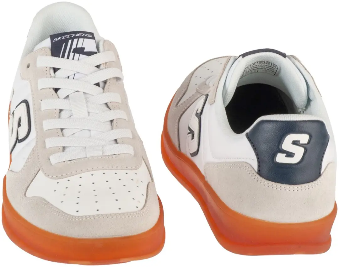 Skechers New Wave Cup 210961-OFWT Sneakers - Wit - afbeelding 5 van 5