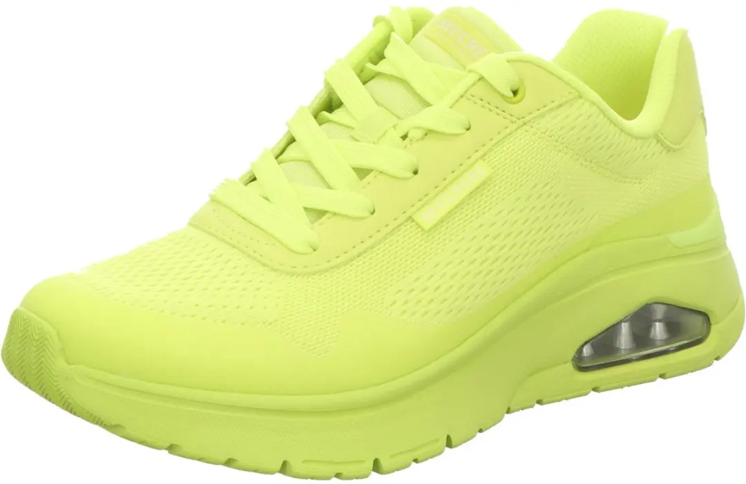 Skechers Uno Flex Spring On Air Sneakers Dames Meisjes 177794 LIME