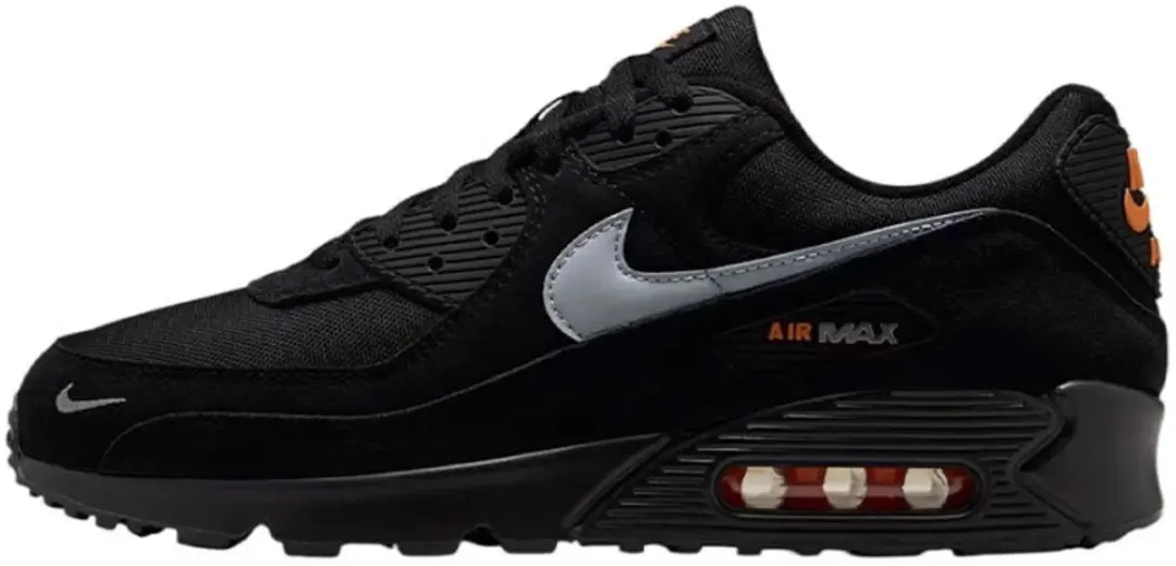 Nike Air Max 90 Mini Swoosh 'Black & Total Orange' maat 41.