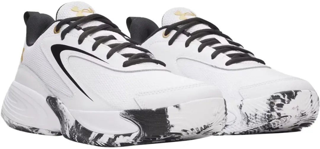 Under Armour Unisex Lockdown 8 Basketbalschoenen Sneaker 6009400 100 wit