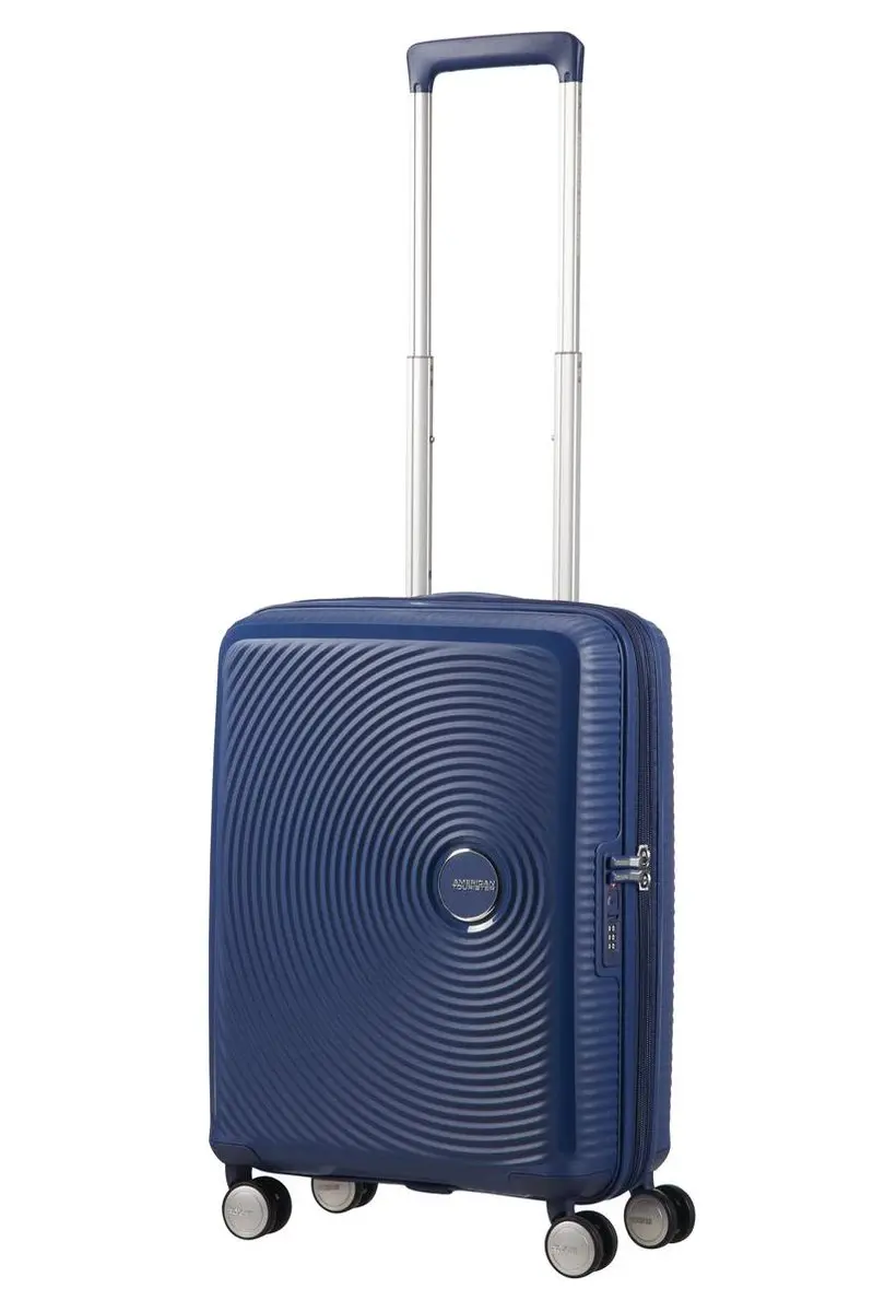 American Tourister Soundbox Spinner 55/20 Koffer - 41L - Blauw - afbeelding 4 van 6