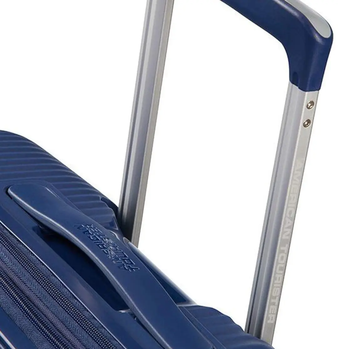 American Tourister Soundbox Spinner 55/20 Koffer - 41L - Blauw - afbeelding 6 van 6