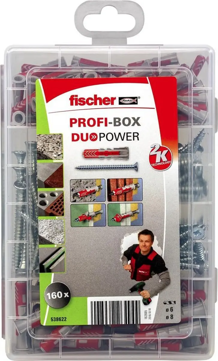 Fischer Profi-Box DuoPower Pluggen & Schroeven