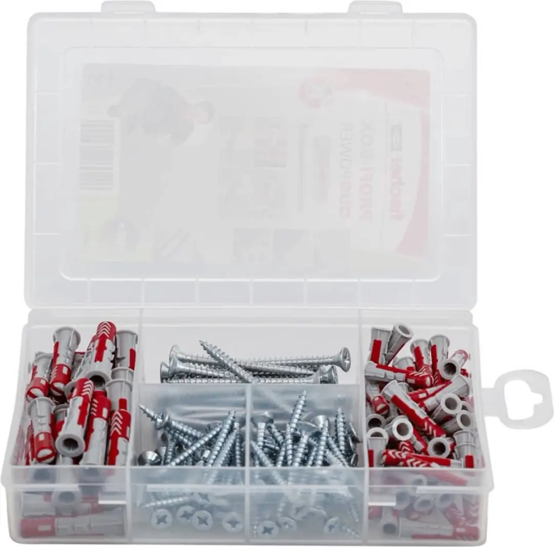 Fischer Profi-Box DuoPower Pluggen & Schroeven - 160 Stuks - afbeelding 4 van 6