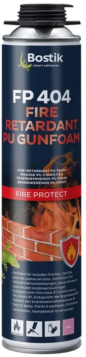 Bostik FP 404 Brandvertragend PU Pistoolschuim 750ml