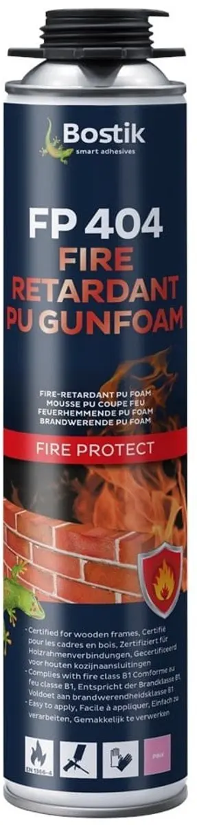 Bostik FP 404 Brandvertragend PU Pistoolschuim 750ml - afbeelding 6 van 6