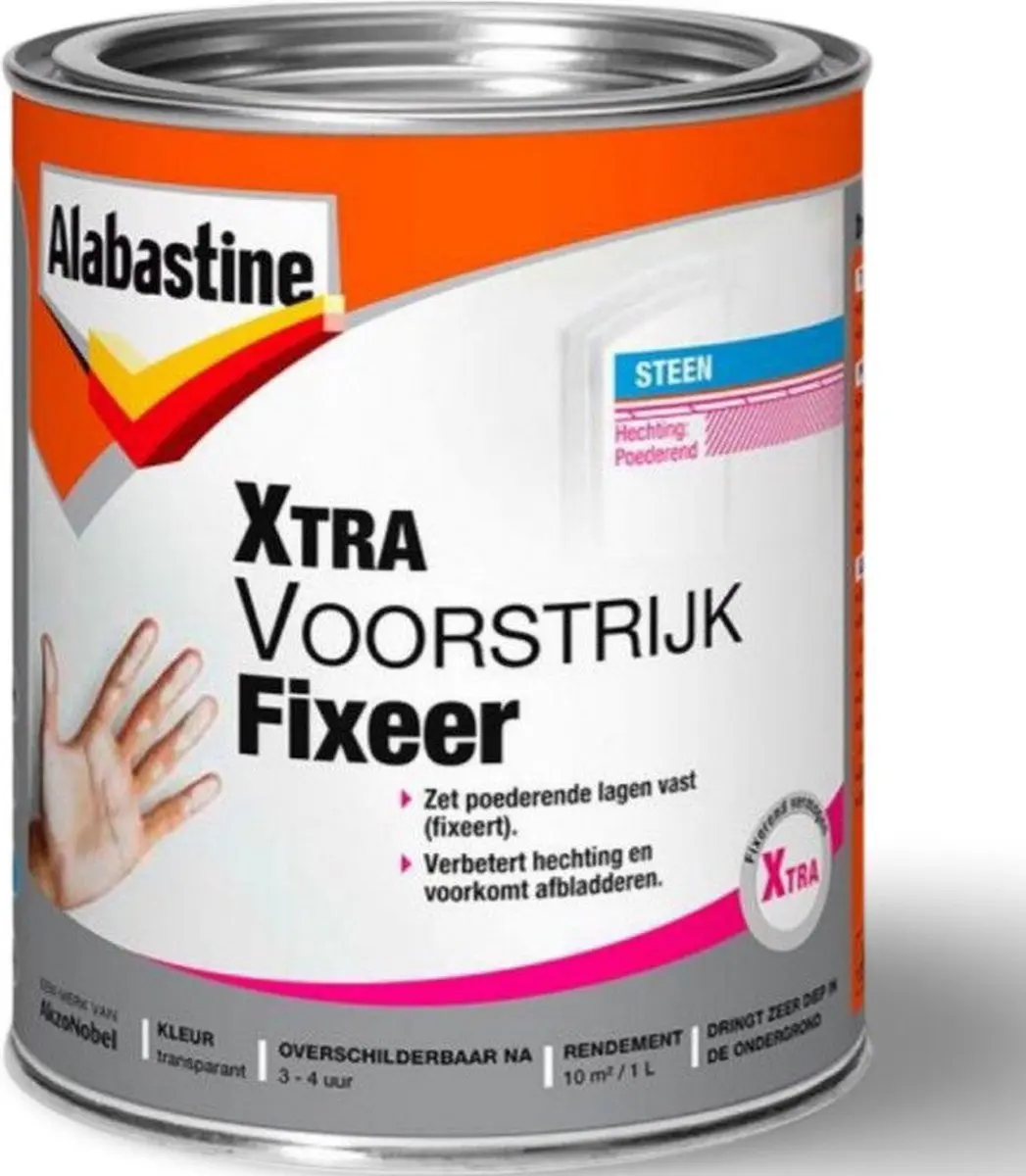 Alabastine Voorstrijk Fixeer 1L - Transparant - afbeelding 2 van 3