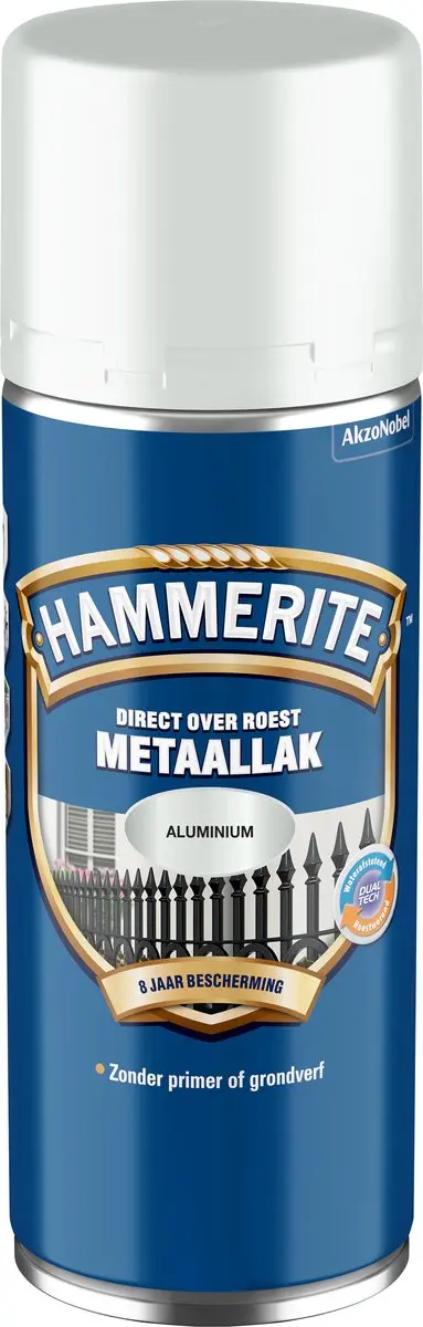 Hammerite Metaallak Aluminium Spray 400ml