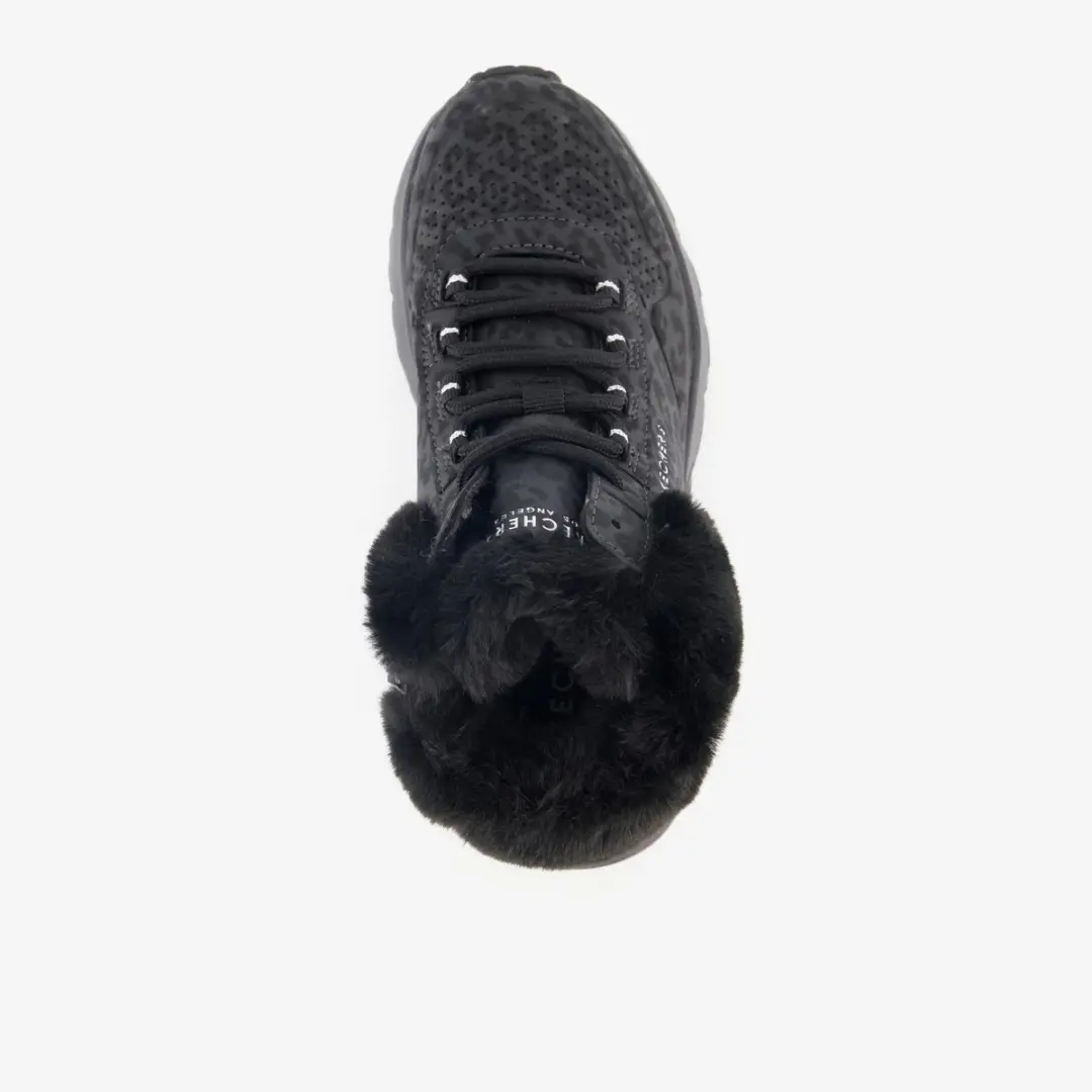 Skechers Uno Lite Meisjes Sneakers - Zwart - afbeelding 6 van 6