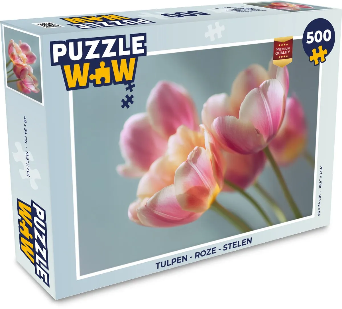 PuzzleWow Tulpen Legpuzzel 500 Stuks