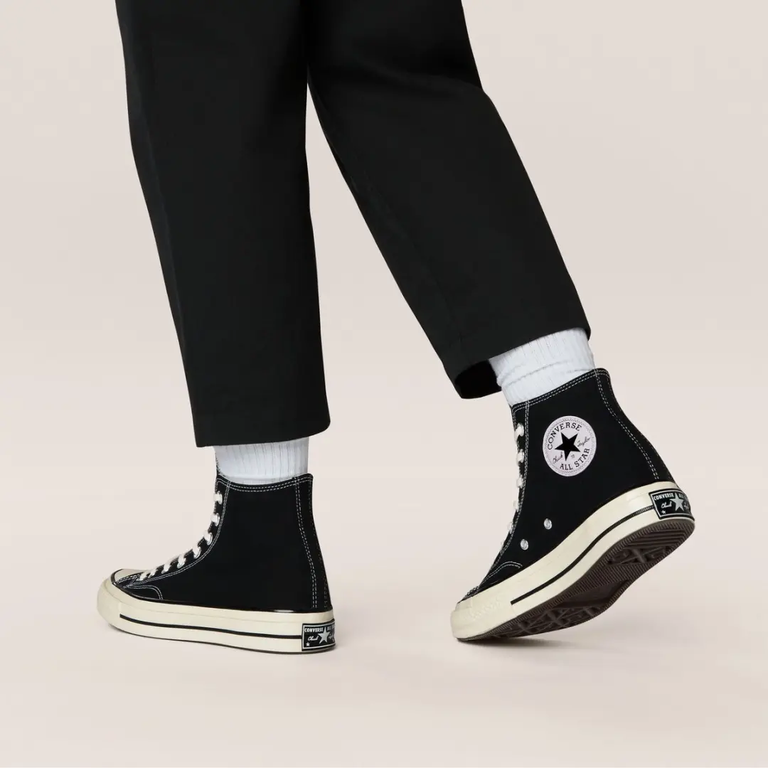 Converse Chuck '70 All Star Hi Sneakers - Maat 45 - Zwart - afbeelding 6 van 6