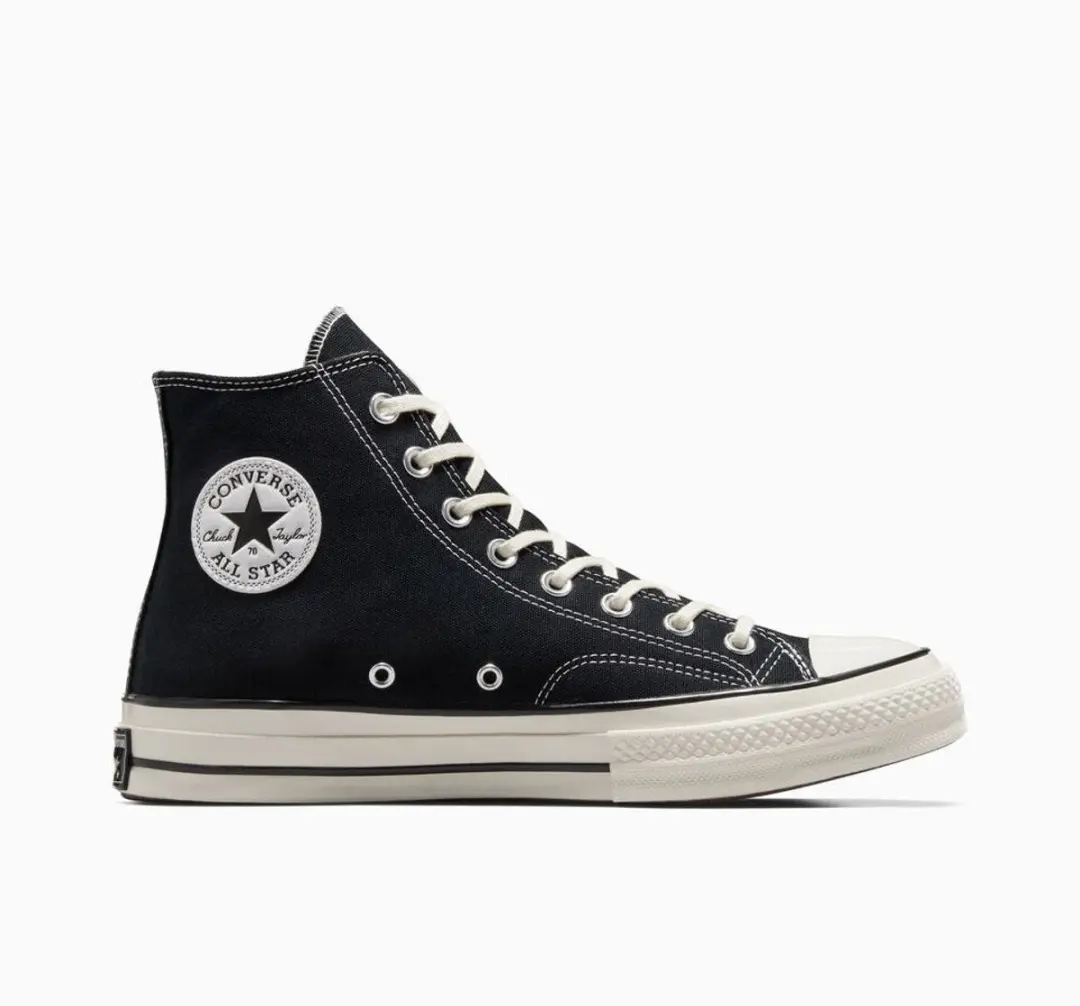 Converse Chuck '70 All Star Hi Sneakers - Maat 45 - Zwart - afbeelding 5 van 6