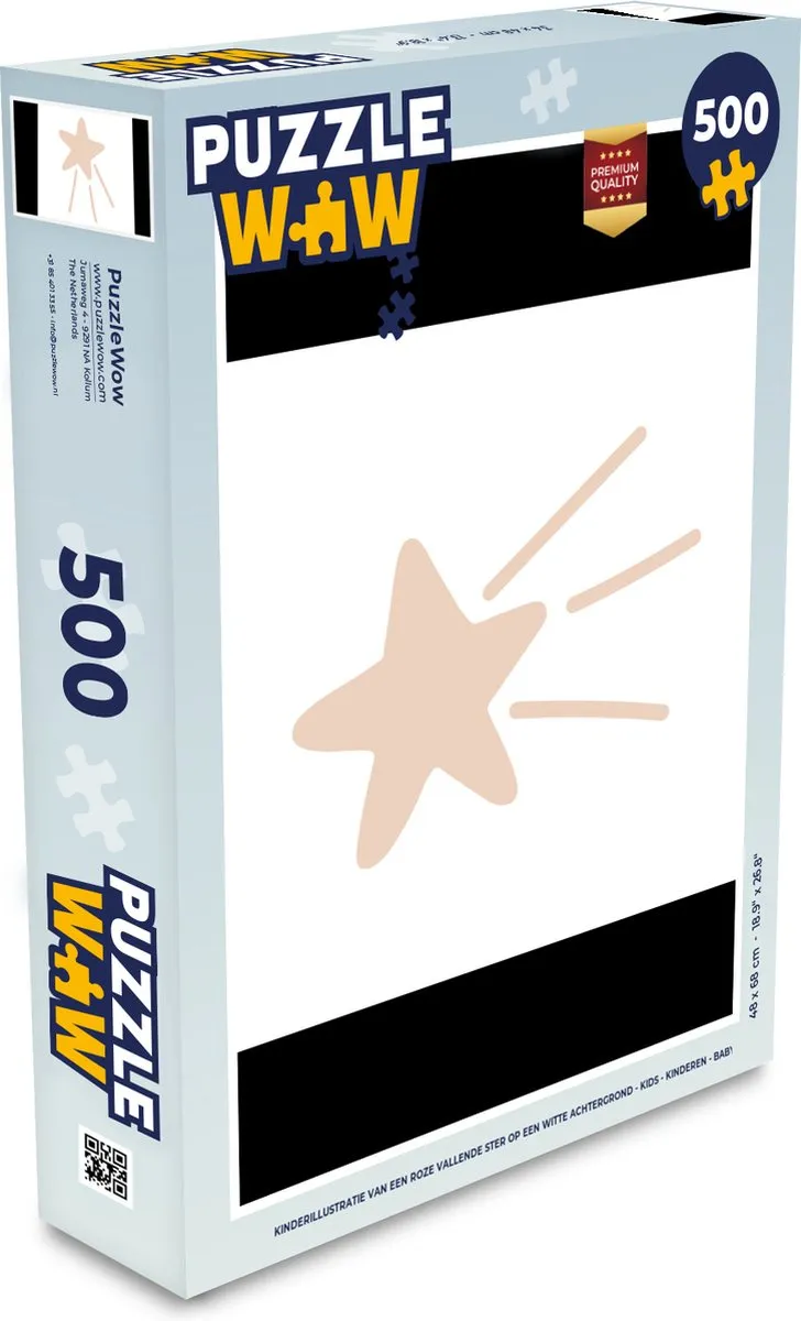 PuzzleWow Vallende Ster Legpuzzel 500 Stuks - Multicolor
