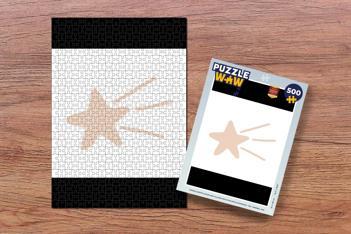 PuzzleWow Vallende Ster Legpuzzel 500 Stuks - Multicolor