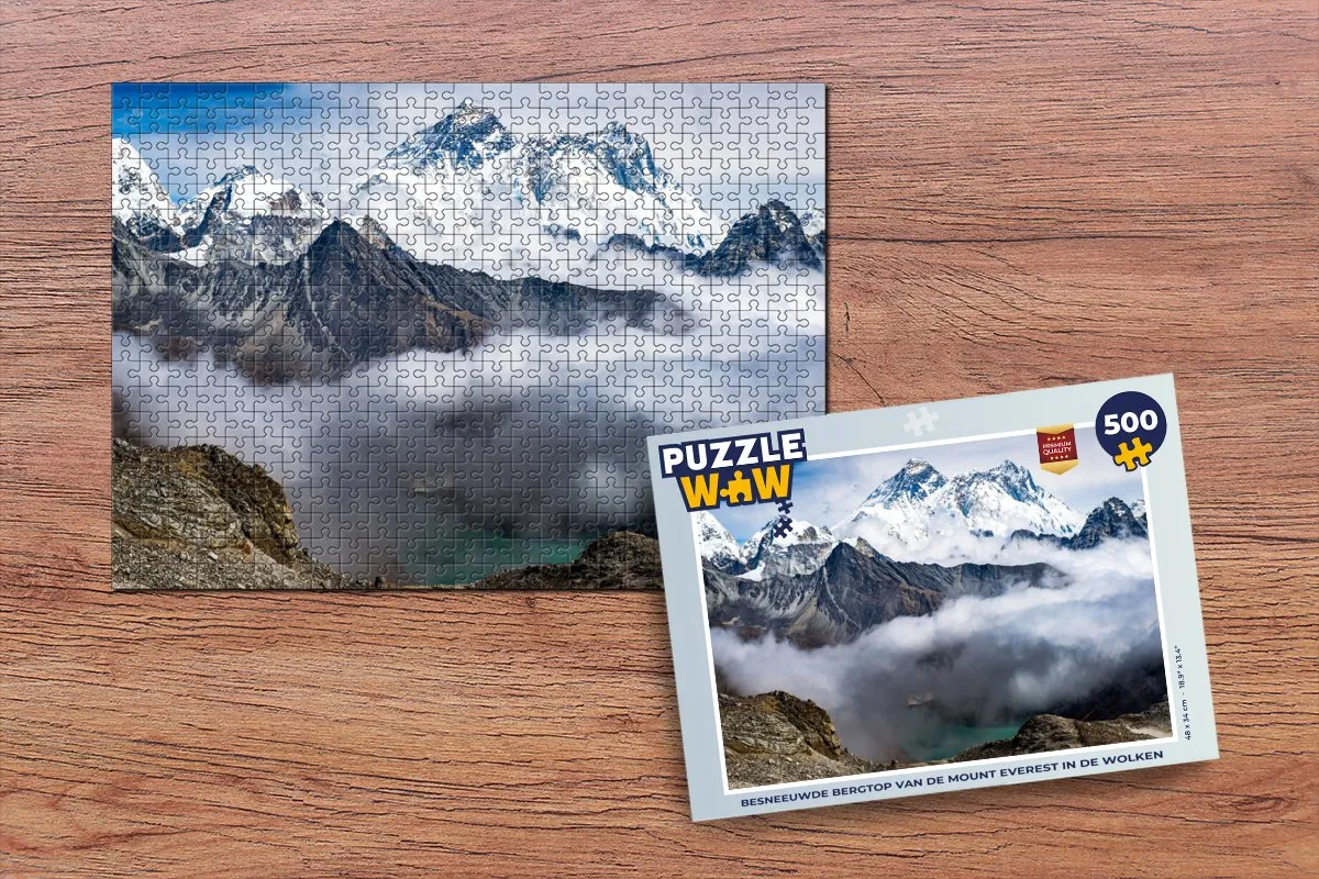 PuzzleWow Mount Everest Wolkenpuzzel 500 Stuks