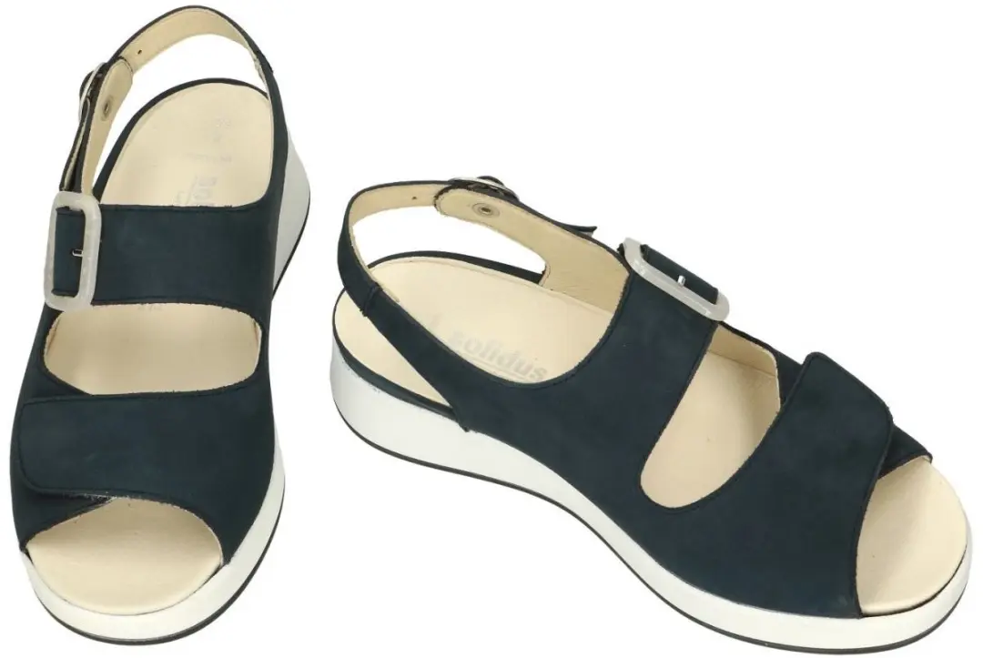 Solidus Dames Sandalen - Maat 40.5 - Donkerblauw - afbeelding 5 van 5