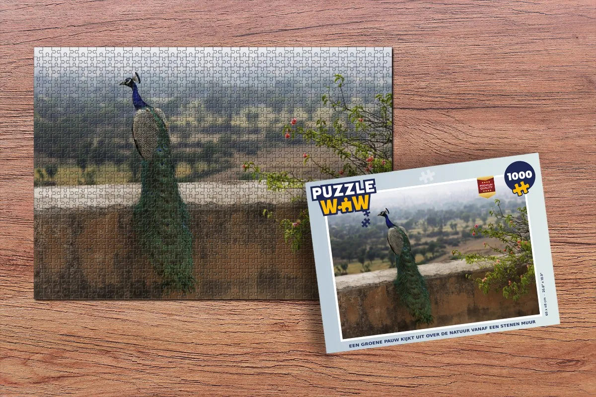 PuzzleWow Natuur Legpuzzel 1000 Stuks - Multicolor