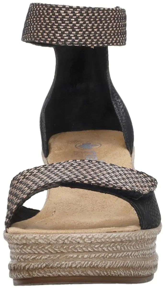 Rieker Sandalen Hak Sandalen Hak - Zwart - Maat 37 - afbeelding 6 van 6