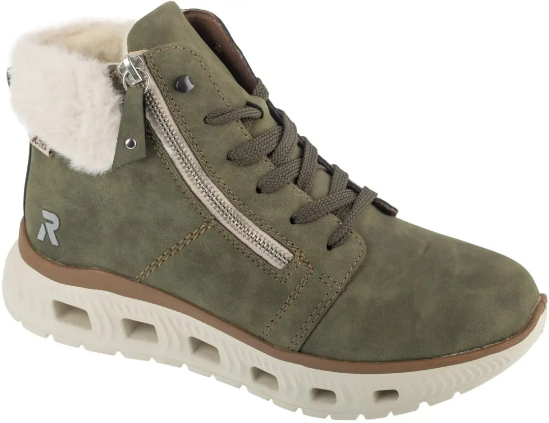 Rieker Sneakers M6014, Vrouwen, Groen, Laarzen, maat: 42
