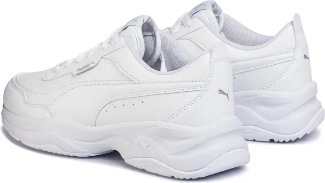 PUMA Cilia Mode Sportschoenen 37.5 - Puma White-Puma Silver - afbeelding 6 van 6