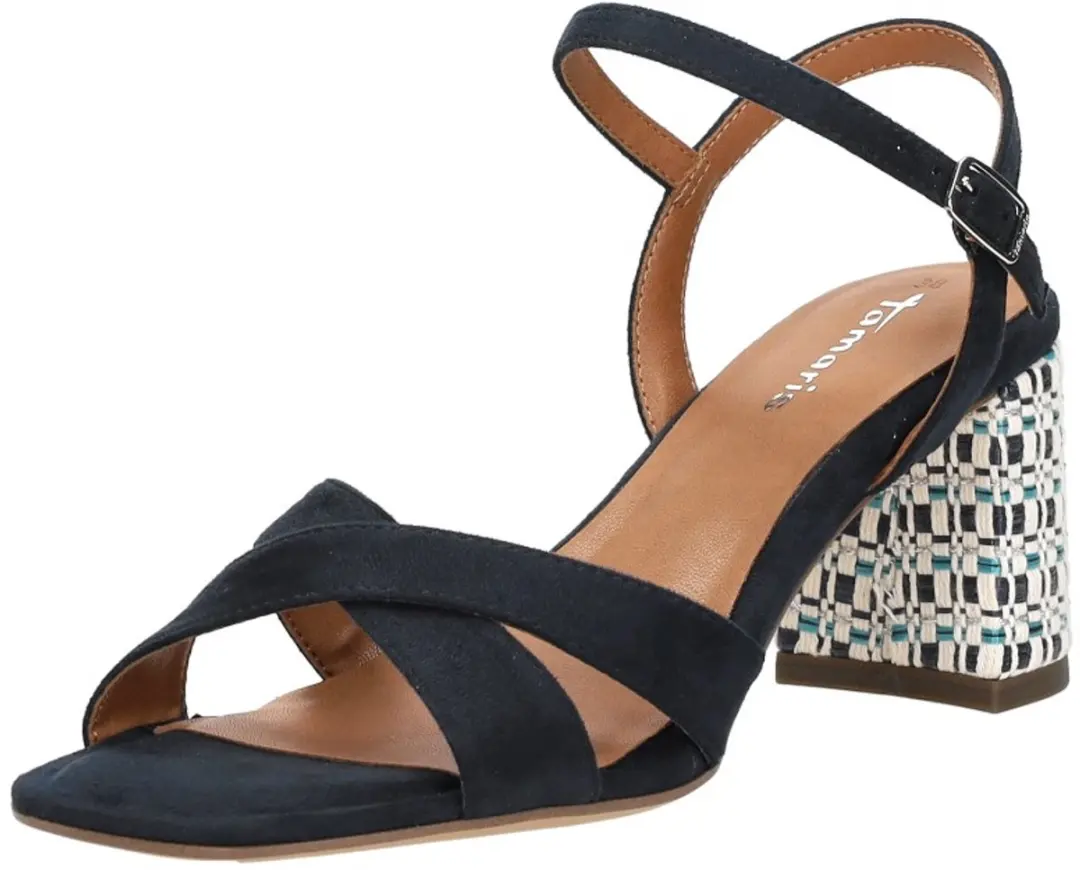 Tamaris Sandalen Hak Sandalen Hak - Blauw - Maat 37 - afbeelding 3 van 6