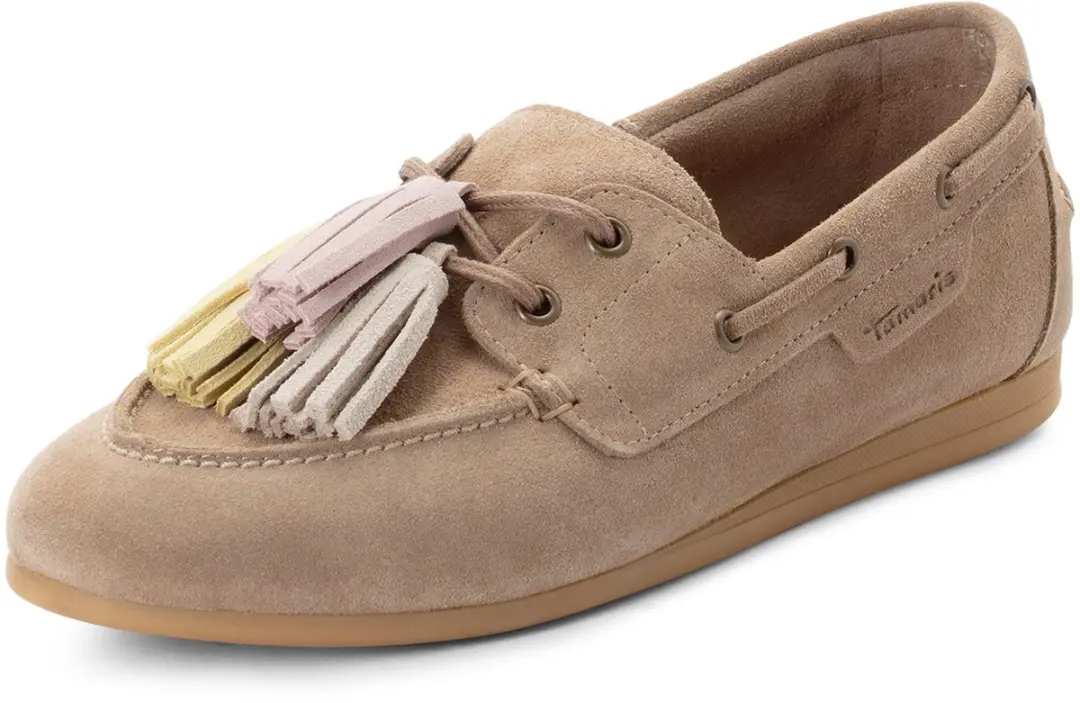 Tamaris damesleren mocassin 1-23610-46-344 damesschoenen instappers bruin