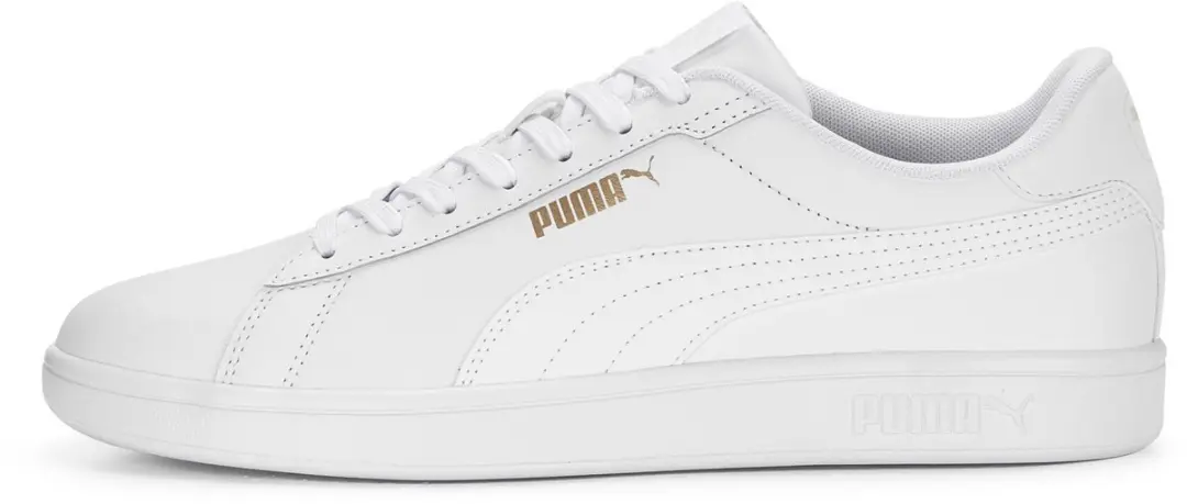 PUMA Smash 3.0 L Unisex Sneakers - 44 - Wit/Goud