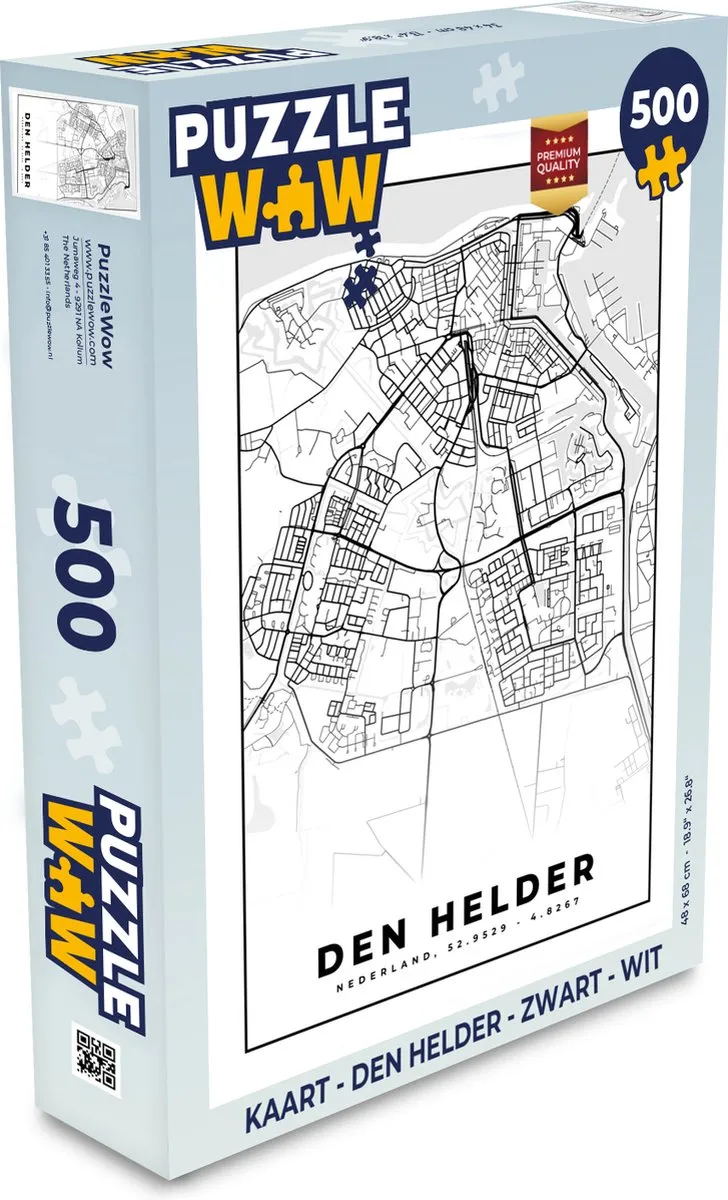 PuzzleWow Den Helder Legpuzzel 500 Stuks